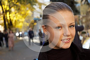 Urban portrait of a girl - 2