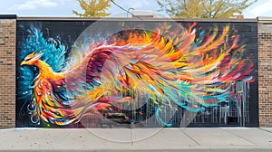 Urban Rebirth: Street Art Phoenix./n