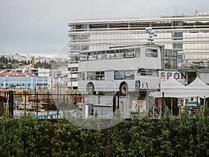 Urban Relics - Lisbon\'s Double Decker Bus in Junkyard