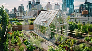 Urban Rooftop Greenhouse photo