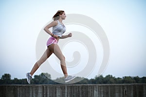 Urban running exercise