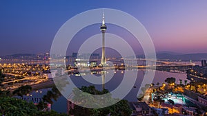 Urban scence cityscape of Macau in China