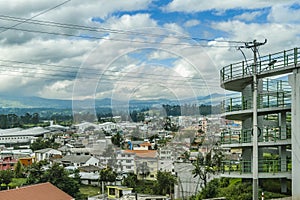 Urban Scene at Quito Outskirts photo