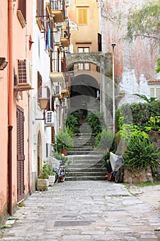 Urban scenic of Gaeta photo