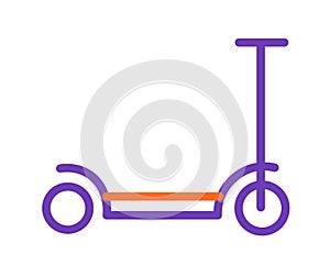 Urban Scooter Icon Flat Design photo