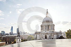 Urban skyline of London