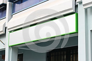 Urban Street Empty Signage Mock-Up - Make a statement in the city with this realistic mockup