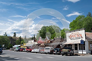 Urban street scene of Winthrop