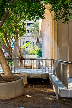 Urban streetscapes and buildings in downtown Phoenix, AZ