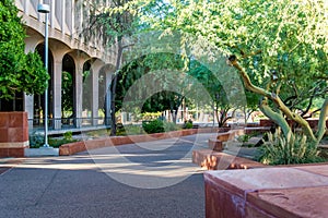 Urban streetscapes and buildings in downtown Phoenix, AZ