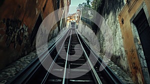 Urban transport incline public area