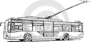 Urban trolleybus photo