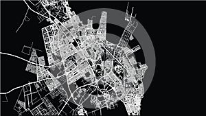 Urban vector city map of Dammam, Saudi Arabia, Middle East photo