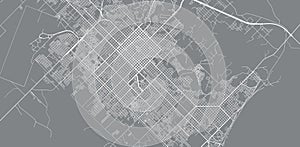 Urban vector city map of Resistencia, Argentina photo