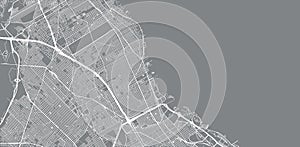 Urban vector city map of Vicente Lopez, Argentina photo