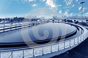 Urban wastewater treatment plant.