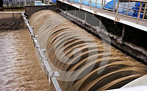 Urban wastewater treatment plant in shanghai