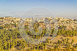 Urbanization on the Hills, Jerusalem City