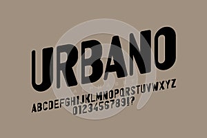 Urbano font