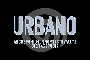 Urbano font