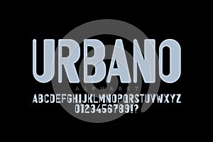 Urbano font photo