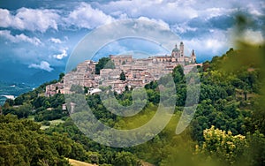 Urbino, Italy - View of the Historic Town of Urbino UNESCO World Heritage