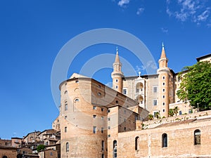 Urbino Marche Italy at day time