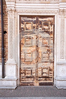 Urbino Marche Italy door