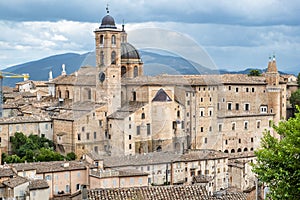 Urbino panorama. Color image