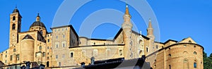 Urbino - Panoramic view of Ducale Palace