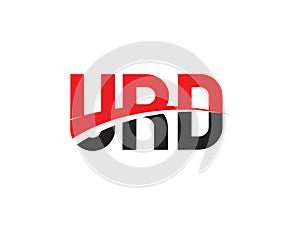 URD Letter Initial Logo Design Vector Illustration