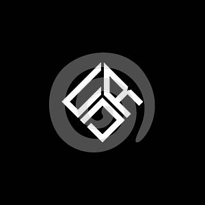 URD letter logo design on black background. URD creative initials letter logo concept. URD letter design