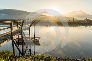 Urdaibai biosphere at biscay, spain