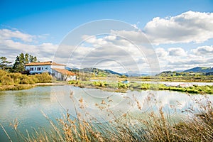 Urdaibai biosphere at biscay, spain photo