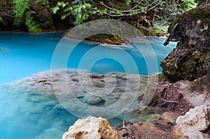 Urederra river spring