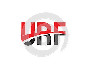 URF Letter Initial Logo Design Vector Illustration