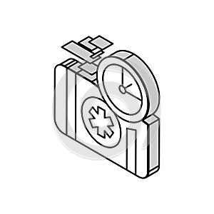 urgency help isometric icon vector illustration