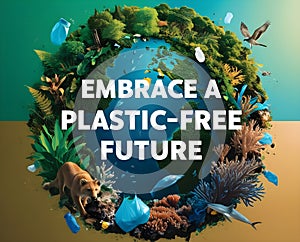 The Urgency of Plastic Pollution: A Call for Action AI Image photo