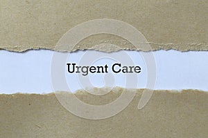 Urgent care on paper