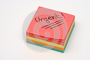 Urgent note