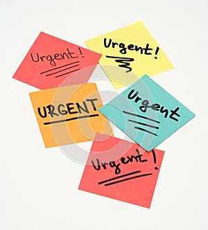 Urgent notes