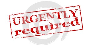 Urgently required