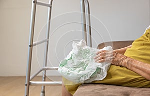 Urinary Incontinence in elderly and changing diaper