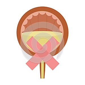 Urinary Incontinence flat icon,vector illustration