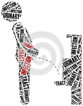 Urinary tract infection. Urinary system disease.