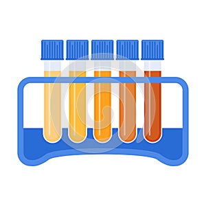 Urine color chart illustration of dehydration level