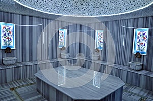 Urkish bat hamam from brand new hotel