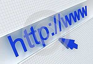 Url in the address line