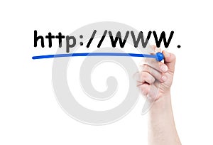 Url or web domain address