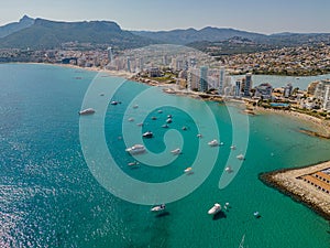 Urlaub in Spanien, Blick auf Bucht von Calpe (Alicante) photo